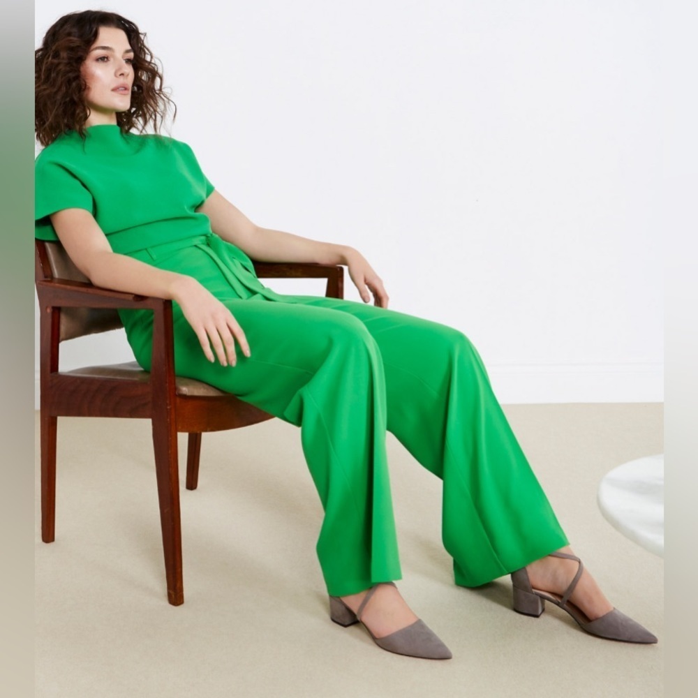 Lennon Courtney‎ Green Blouse, Size 8